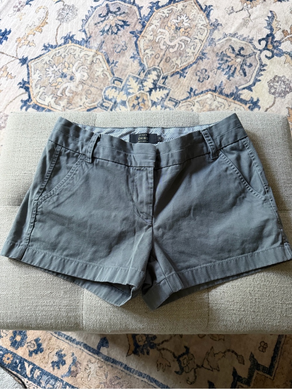 J. Crew Slate Gray Cotton-Blend Shorts